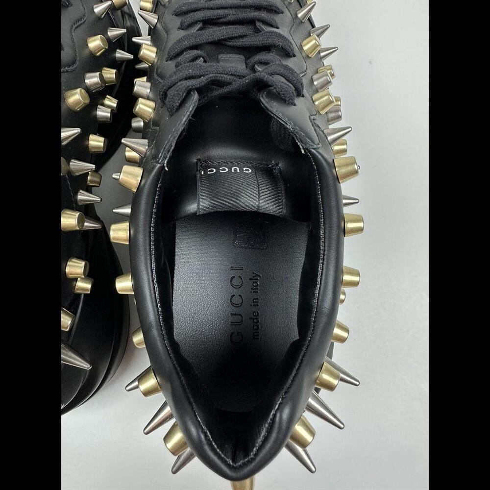 Gucci Studded Rython Sneakers - Picture 7 of 9